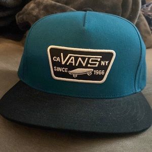 Vans Full Patch SnapBack - Teal & Black